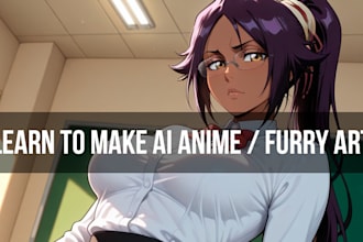 teach you how to create ai anime and furry art sfw or nsfw