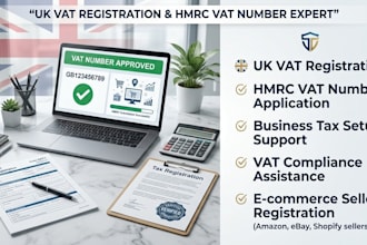 do UK vat registration and hmrc vat number application for your business