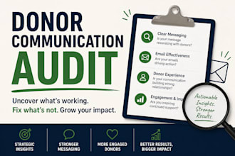 audit your donor communications to increase retention and donations