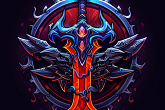 make a detailed fantasy logo