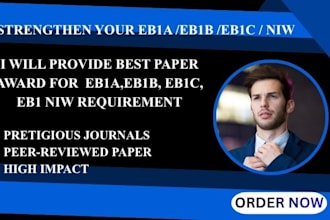 assist in securing best paper award  for eb1a eb1b eb1c and niw petition