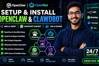 setup openclaw clawdbot install clawdbot n8n ai agent whatsapp chatbot vpsdocker