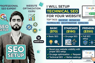 setup technical seo for your website