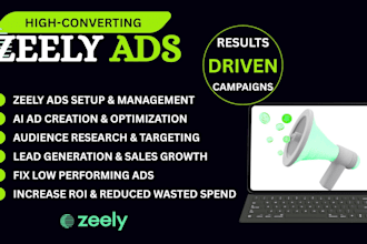create zeely high converting ads with zeely, holo ai campaign ads, blotato ads
