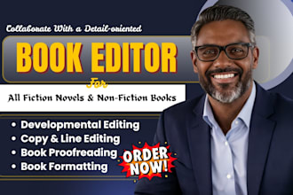 be developmental book editor, proofread fantasy, sci fiction novel book editing