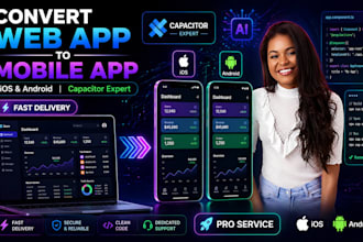 convert lovable base44 replit website webapp to ios android app despia capacitor