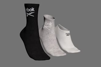 design 3d socks, gloves, textile design, 3d mock up, fabrics products