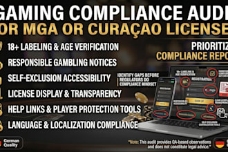 perform a compliance check on your igaming platform