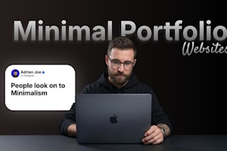 build minimal portfolio websites for you