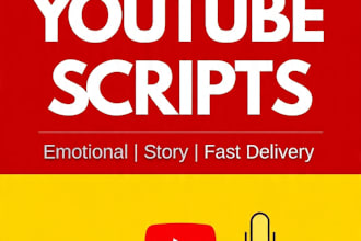 write emotional sinhala youtube scripts