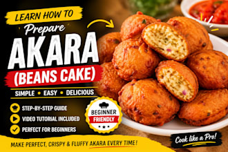 teach you how to prepare perfect nigerian beans cake