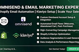 omnisend flow shopify email flow omnisend shopify marketing and email automation
