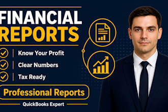 prepare financial reports and make your quickbooks online books tax ready