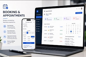 build a booking and appointment website with scheduling system