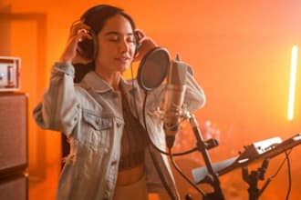 be your  professional female singer, female pop singer and female vocals