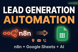 build n8n automation workflow for lead generation and business automation