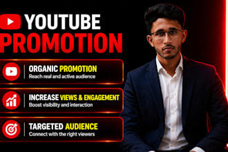 do organic youtube promotion for real audience
