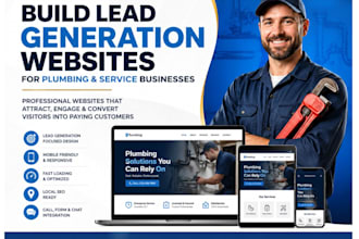 build lead generation websites for plumbing and service businesses