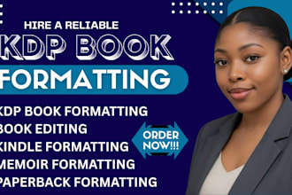 do KDP book formatting paperback formatting kindle formatting memoir formatting