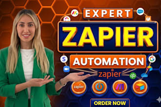 be your zapier automation and zapier integration ai automation as zapier expert