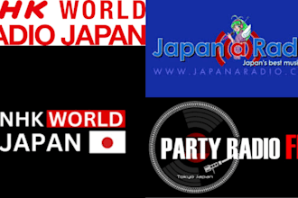 promote your song or ads organically on japan and germany, france radio stations