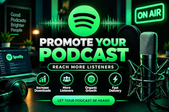 organic spotify podcast promotion and audience growth