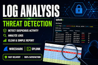 perform log analysis and detect cyber threats