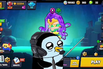 design a viral brawl stars thumbnail