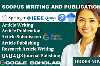 write publish article writing on index journal scopus q1 q2 q3 q4 ssci sci
