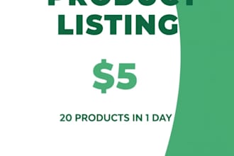 do shopify product listing with SEO titles and descriptions