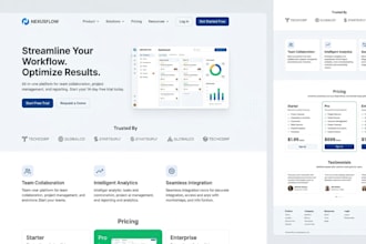 design saas website UI UX with best practices