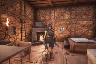 build open world survival game, multiplayer game, conan exiles game