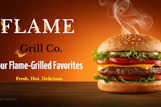 design professional youtube thumbnail for food channel