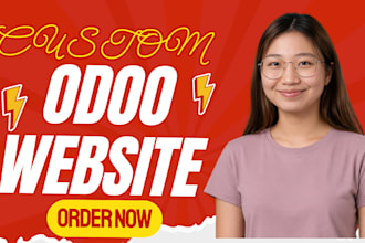 be your odoo erp expert, design odoo ecommerce website or odoo module developer