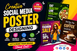 creative social media posters