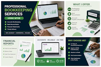 professional bookkeeping using myob and qb and prepare financial reports