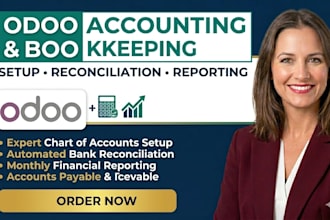 do odoo accounting setup, perform odoo accounting, bookkeeping, chart of account