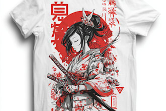 design japanese t shirt design