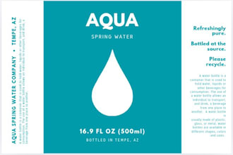 professional logo design for ro water plant business