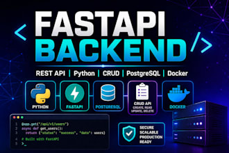 build scalable fastapi backend with python