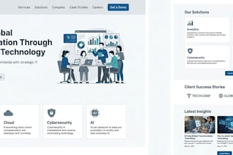 design corporate website UI UX