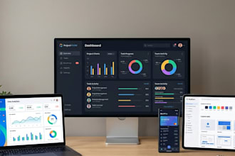 design creative UI UX dashboards and web apps