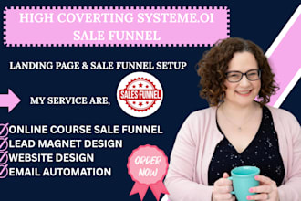 do online course sale funnel systeme oi landing page design