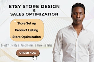do etsy store setup, etsy SEO optimization, product design
