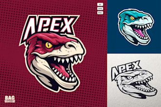 do modern high quality raptor logo