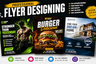 design flyers for business, events and promotions