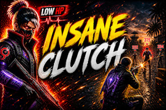 design high CTR free fire gaming youtube thumbnails