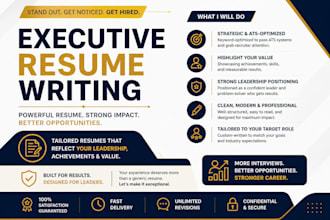 executive resume writing senior level c level ats resume