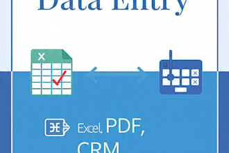 do fast and accurate data entry in excell