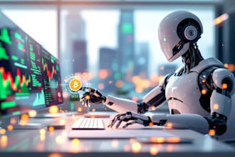 develop profitable swing trading bot, scalping bot, polygon bot, fibonacci bot